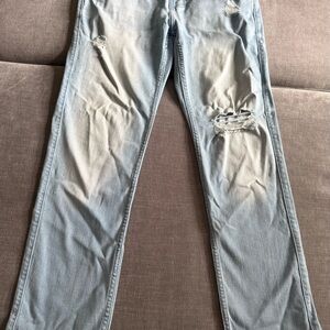 Hollister Light Blue Slim Straight Jeans